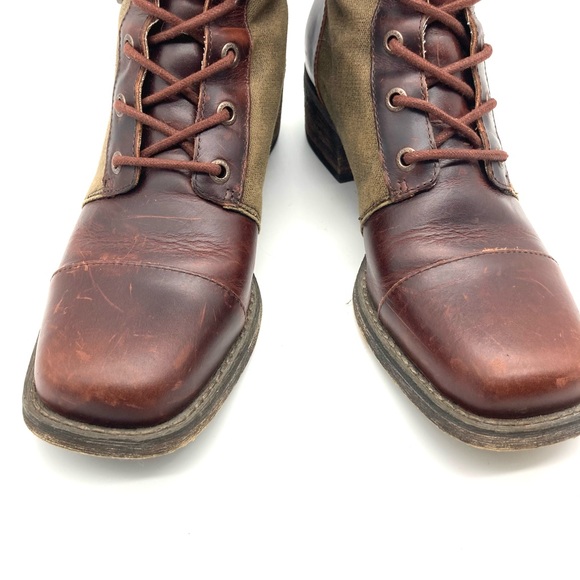 Durango World Traveler Vintage Combat Boots - Picture 9 of 15